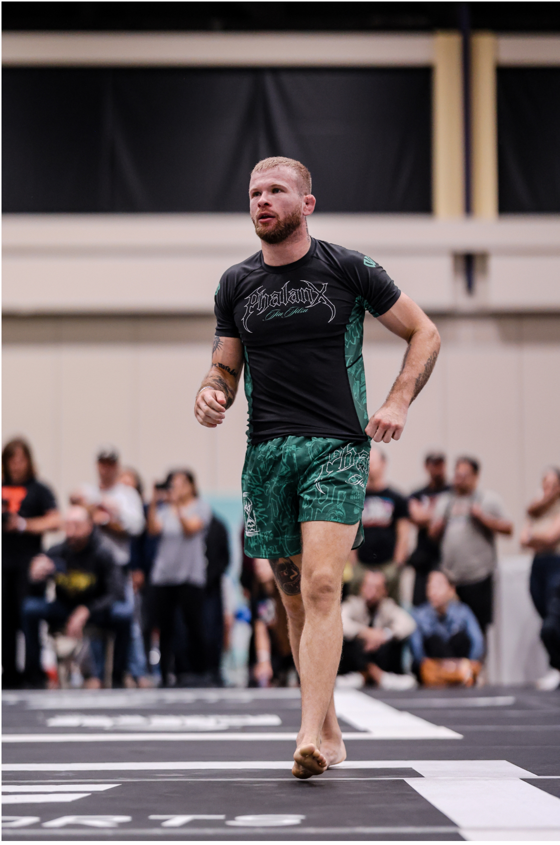 Coach Stephen competing
